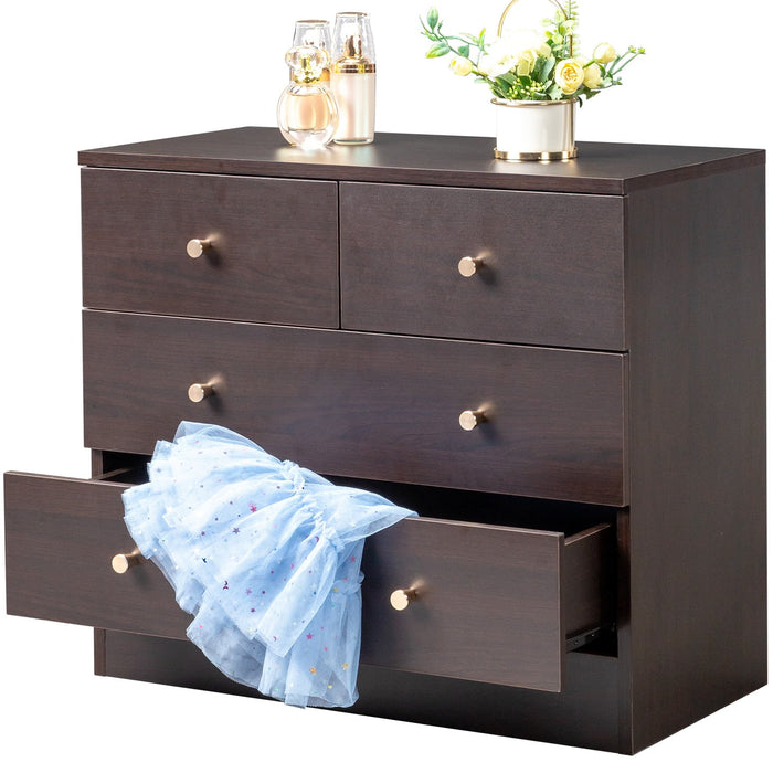 UBesGoo 7 Drawer Wood Dresser for Bedroom, Chest of Drawers, Storage O