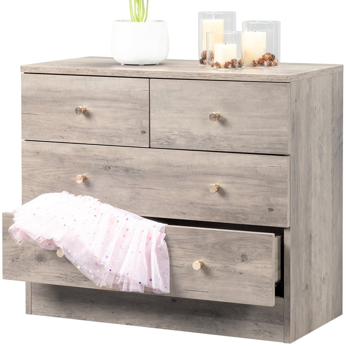 UBesGoo 7 Drawer Wood Dresser for Bedroom, Chest of Drawers, Storage O