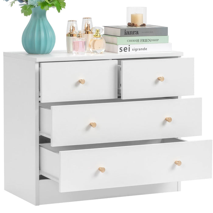 UBesGoo 7 Drawer Wood Dresser for Bedroom, Chest of Drawers, Storage O