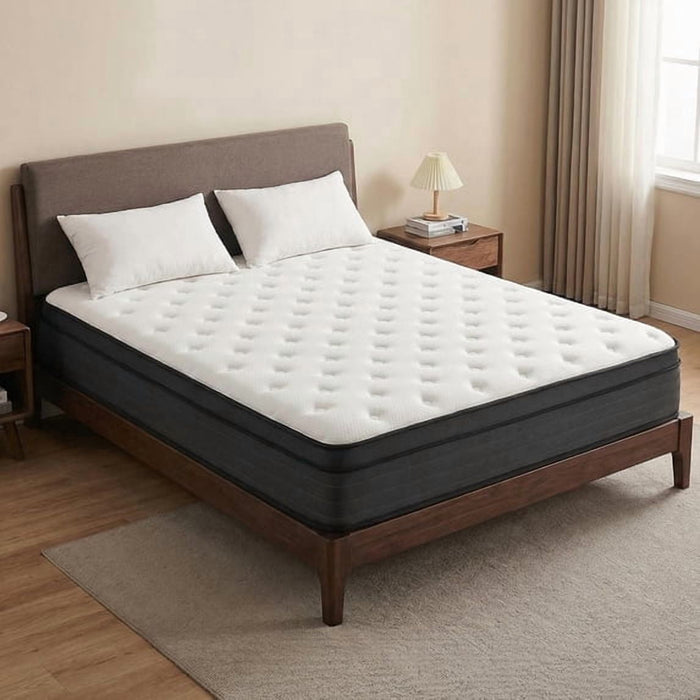 Queen Mattress, 12 Inch Hybrid Memory Foam Mattress in a Box, Pressure