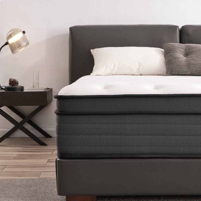 Queen Mattress, 12 Inch Hybrid Memory Foam Mattress in a Box, Pressure