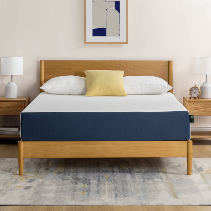 Zinus 10" Queen Green Tea Waterfall Memory Foam Mattress in a Box