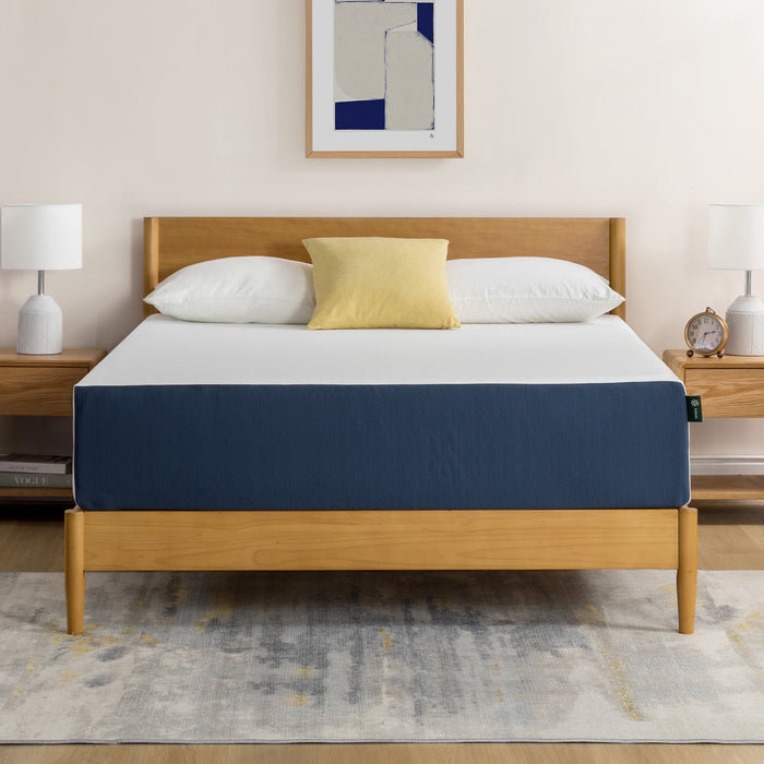 Zinus 10" Queen Green Tea Waterfall Memory Foam Mattress in a Box