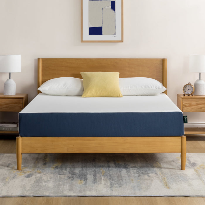 Zinus 10" Queen Green Tea Waterfall Memory Foam Mattress in a Box