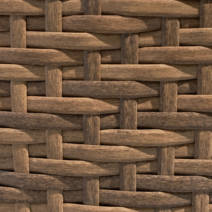 Beautiful Wicker Outdoor Reversible-Top Outdoor Ottoman and Coffee Tab