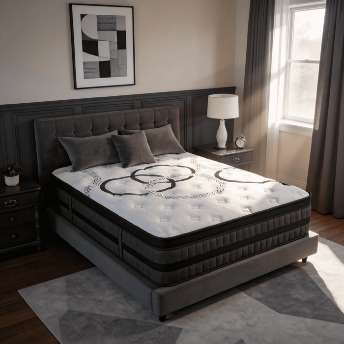 NightyNight Firm Queen Mattress 14 Inch Hybrid Mattress Queen Size Bed