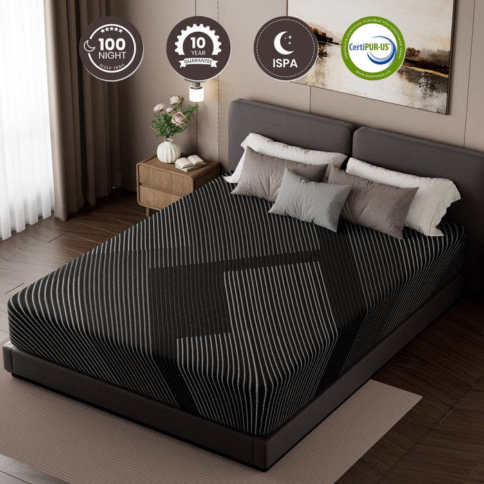 JYYA88BB 6-inch Full Size Gel Memory Foam Mattress, CertiPUR-US Certif