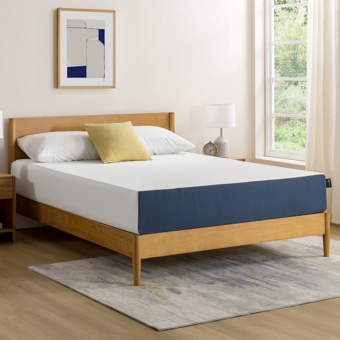 Zinus 10" Queen Green Tea Waterfall Memory Foam Mattress in a Box