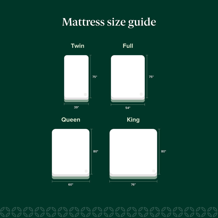 Zinus 10" Queen Green Tea Waterfall Memory Foam Mattress in a Box