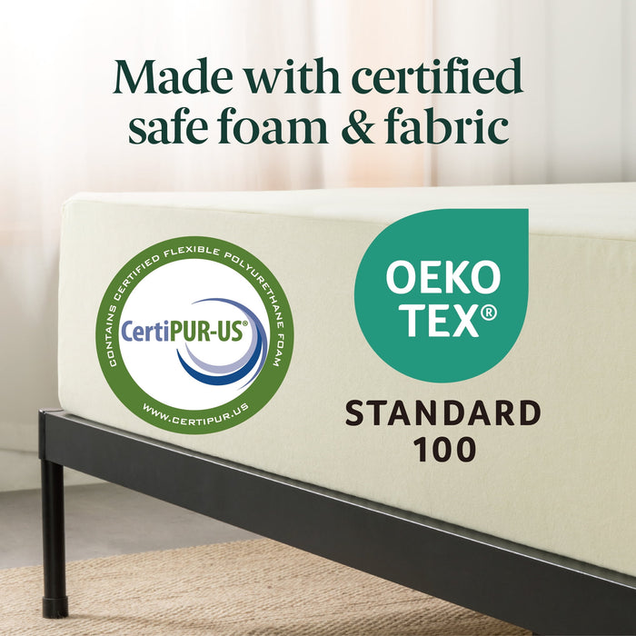 Zinus Gel Airflow 10" Full Mattress, Gel Memory Foam Mattress CertiPUR