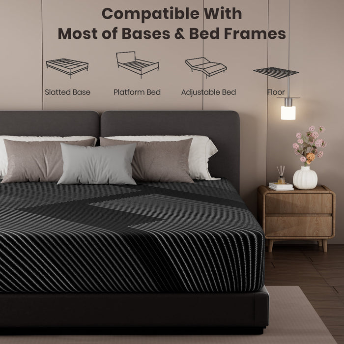JYYA88BB 6-inch Full Size Gel Memory Foam Mattress, CertiPUR-US Certif
