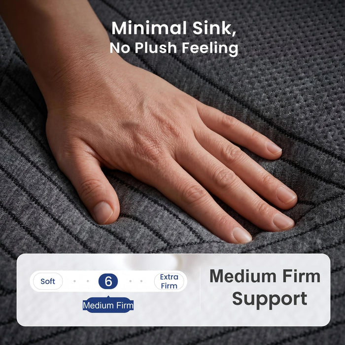 POSMOND Queen Mattress 10 inch Hybrid Mattress in a Box with Pocket Sp
