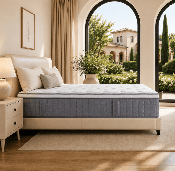 Kizreo 12 inch Hybrid Firm Twin Mattress - Cooling Gel Memory Foam in