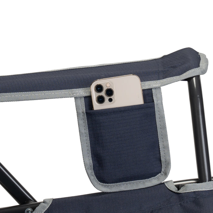 GCI Outdoor Comfort Pro Rocker Camping Chair with Mesh Backrest, Indig