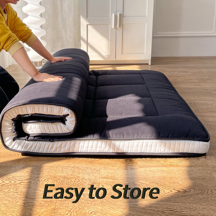 Futon Mattress, Padded Japanese Floor Mattress Quilted Bed Mattress To
