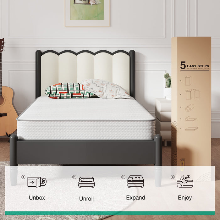 Avenco CozyNest 6" Twin Size Medium Supportive Innerspring Mattress