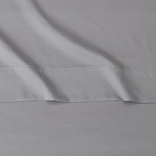 Amazon Basics Lightweight Super Soft Easy Care Microfiber Bed Sheet Set with 14-Inch Deep Pockets - Full, Dark Gray