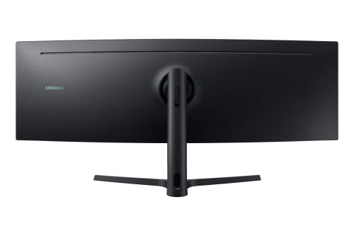 SAMSUNG 49" S95UA Super Ultrawide Dual QHD Monitor, 4ms, QLED, HDR400, USB-C, USB Hub, 120Hz, Height Adjustable Stand, LS49A950UINXZA, 2022, Charcoal Black