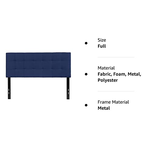 Flash Furniture Upholstered Headboard, Full, Navy