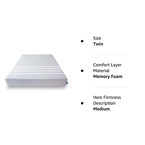 Leesa Original Foam 10" Mattress, Twin Size, Cooling Foam and Memory Foam / CertiPUR-US Certified / 100-Night Trial