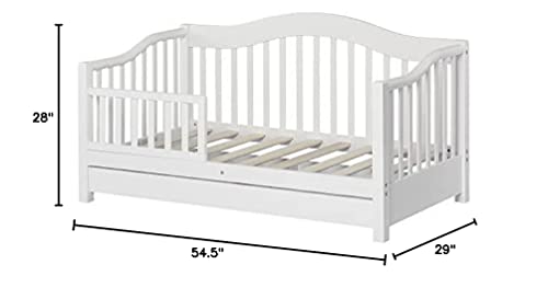 Dream On Me Toddler Day Bed in White, Greenguard Gold Certified