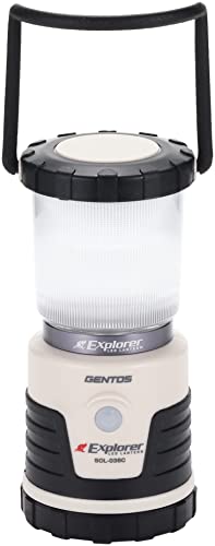 GENTOS Explorer SOL-036C LED Lantern, AA Battery Operated, 380 Lumens, Camping, Outdoors, Lighting, Disaster Prevention, Fishing