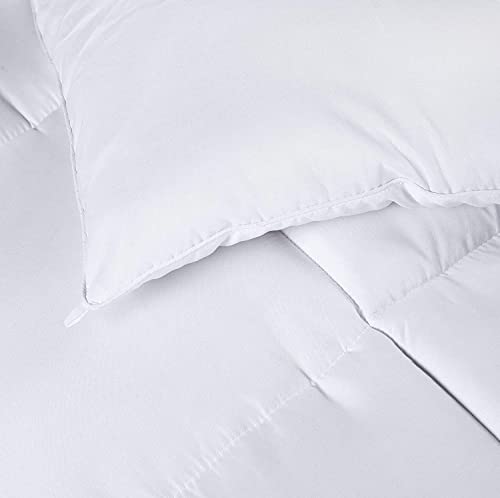 Utopia Bedding All Season Down Alternative Quilted Twin/Twin XL Comforter -  Duvet Insert with Corner Tabs - Machine Washable – Bed Comforter - White
