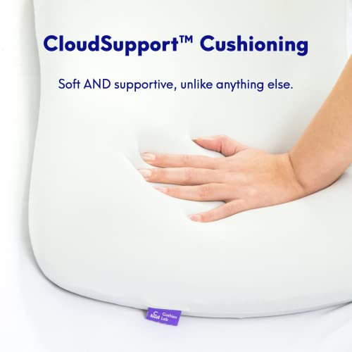 Cushion Lab Extra Dense Orthopedic Knee Pillow for Side Sleepers w