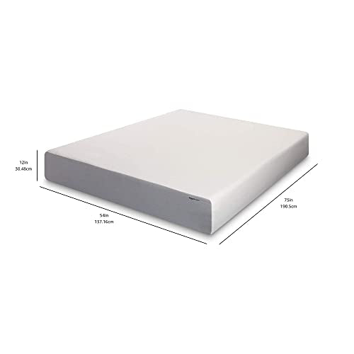 Amazon Basics Memory Foam Mattress, Soft Plush Feel, 12 Inch, Full