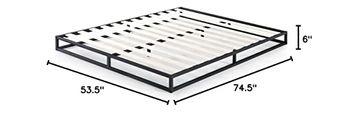 ZINUS Joseph Metal Platforma Bed Frame / Mattress Foundation / Wood Slat Support / No Box Spring Needed / Sturdy Steel Structure, Full