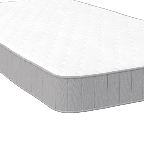 Signature Sleep,Polyester Tranquility 6 Inch 2-Sided Flippable Bonnell Spring Coil Mattress, Twin Size,Medium GreenGuard Gold Certified