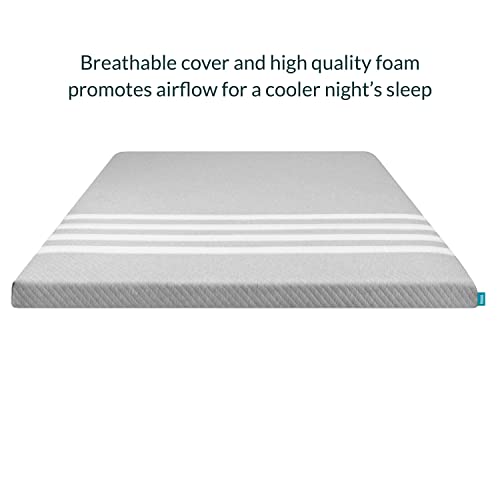 Leesa Mattress Topper with Cooling Foam and Washable Cover Queen Size