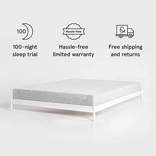 Nod by Tuft & Needle 8-Inch Full Mattress, Adaptive Foam Bed in a Box, Responsive and Supportive, CertiPUR-US, 100-Night Sleep Trial, 10-Year Limited Warranty