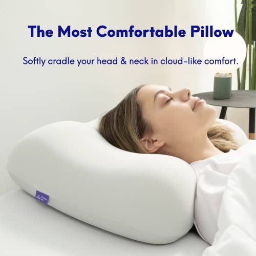 Cushion Lab Lumbar Pillow Ergonomic All Day Comfort Black With