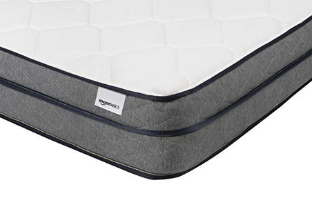 Amazon Basics Foam Eurotop Mattress, Medium Firm, CertiPUR-US Certifie