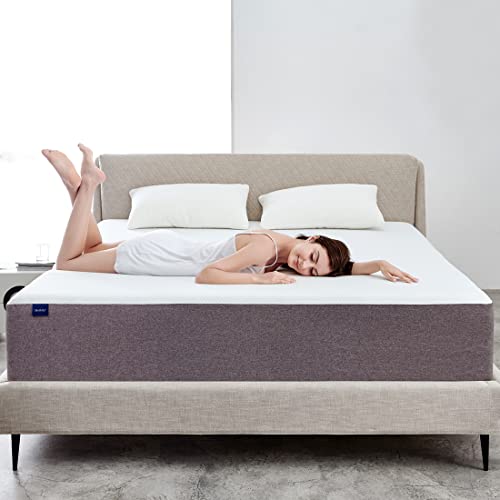 Molblly Queen Mattress 10 Inch Memory Foam Mattress in a Box, Fiberglass Free,Breathable Bed Comfortable Mattress for Cooler Sleep Supportive & Pressure Relief, Queen Size, 60" X 80" X 10"