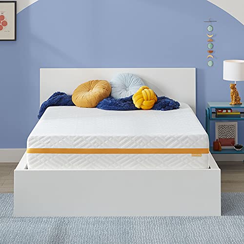 Simmons - Gel Memory Foam Mattress - 12 Inch, Twin Size, Plush Feel, Motion Isolating, Moisture Wicking Cover, CertiPur-US Certified, 100-Night Trial