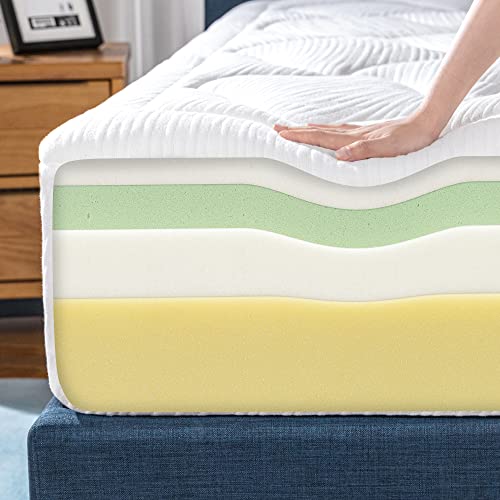 ZINUS 12 Inch Cloud Memory Foam Mattress / Pressure Relieving / Bed-in-a-Box / CertiPUR-US Certified, Twin,Off White
