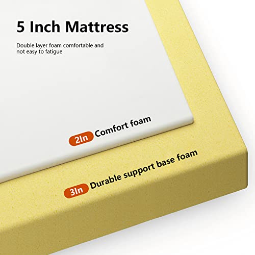 Coprimaterasso In Schiuma Convoluta Zayton 7,6 Cm | King Size, Certificato CertiPUR-US, Antidecubito E Traspirante, Bianco