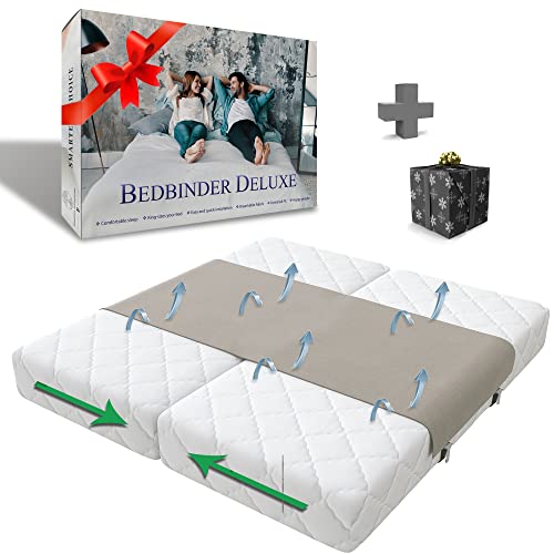 SnugStop Bed Headboard Wedge Mattress Bed Wedge Bed gap Filler Triangle  Pillow King Queen gap Filler Between Your Headbo