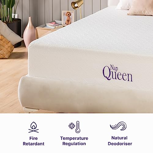 NapQueen Twin Memory Foam Mattress, 5 White, CertiPUR-US Certified, Kids Mattress in a Box NapQueen Twin Memory Foam Mattress, 5 White, CertiPUR-US Certified, Kids Mattress in a Box