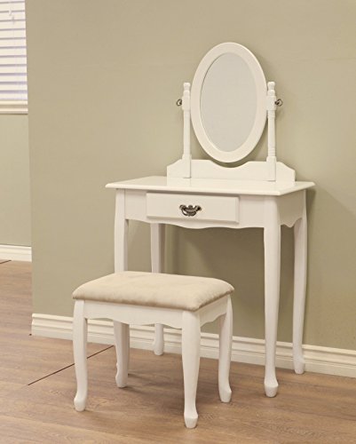 Frenchi Furniture Vanity Set, White