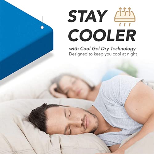 DynastyMattress 10-inch CoolBreeze Gel RV Memory Foam Mattress (King RV)