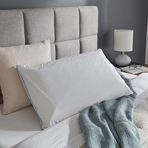 Tempur-Pedic TEMPUR-Body Pillow, Queen & TEMPUR-Cloud Breeze Dual Cooling Pillow, Queen , White