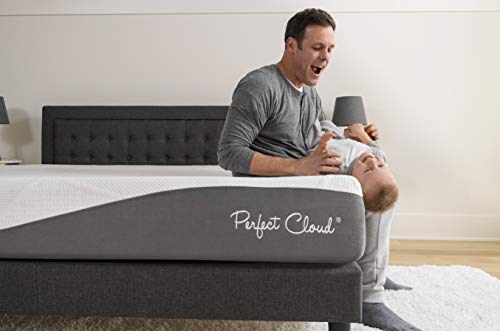 Perfect Cloud Made in The USA UltraPlush Charcoal-Infused 10-inch Memory Foam Mattress - Pressure Relieving - Bed-in-a-Box (RV Short Queen)