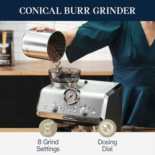 Mueller SuperGrind Burr Coffee Grinder Electric with Removable Burr Grinder  Part - 12 Cups of Coffee, 17 Grind Settings with 5,8oz/164g Coffee Bean