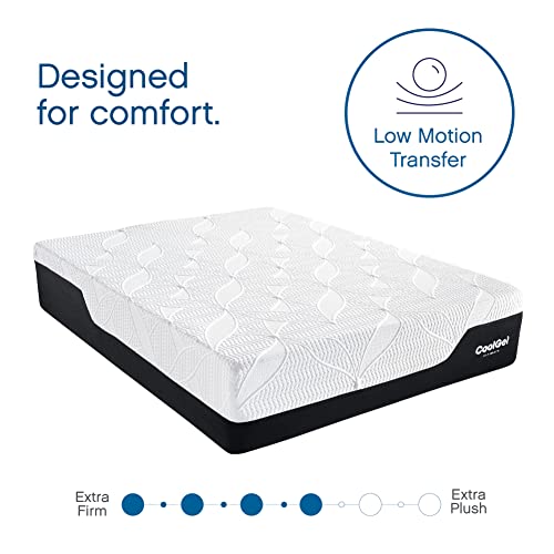 Classic Brands Cool Gel Chill Memory Foam 14-Inch Mattress with 2 Pillows |CertiPUR-US Certified |Bed-in-a-Box, Queen