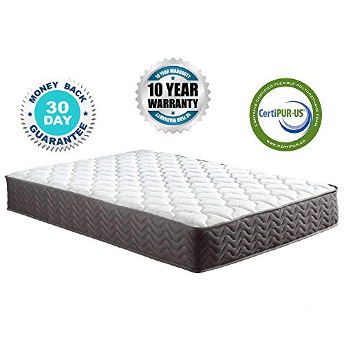 Swiss Ortho Sleep, Bamboo 12" Inch Certified Independently & Individually Wrapped Pocketed Encased Coil Pocket Spring Contour Mattress - Queen, Plush