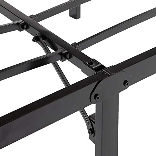 Amazon Basics Heavy Duty Non-Slip Bed Frame with Steel Slats, Easy Assembly - 18 inches, Full