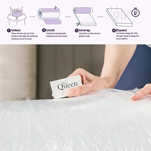 NapQueen 5 Inch, Twin Memory Foam White Mattress for Kids Room/Day-Trundle-Bunk Bed Mattress
